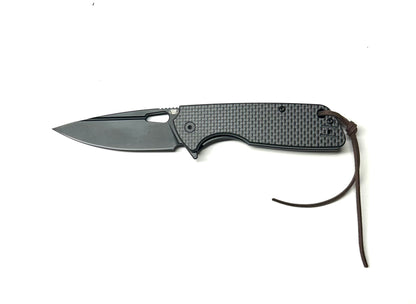 #2 Black Carbon Fiber Drop Point