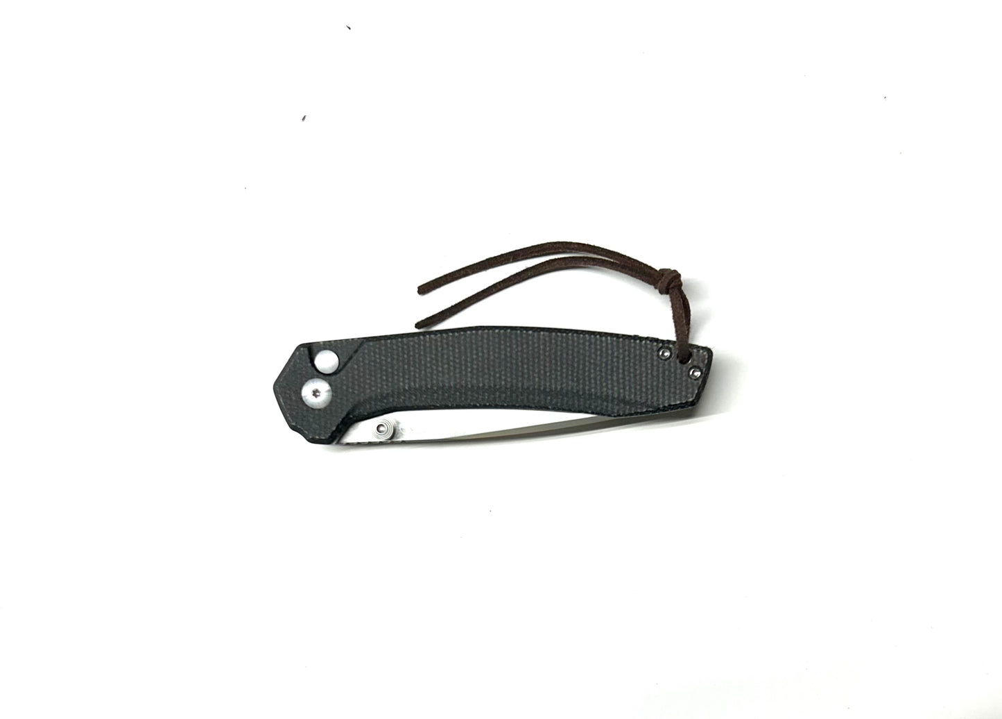 #6 Black Button Lock Tanto