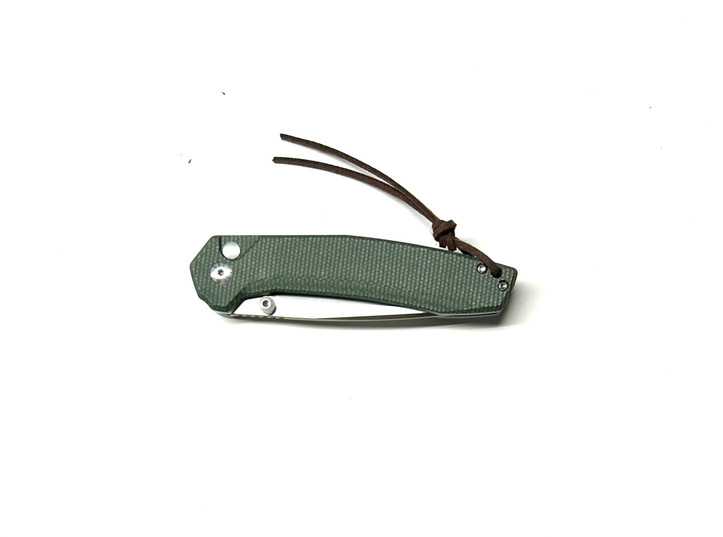 #6 Green Button Lock Tanto