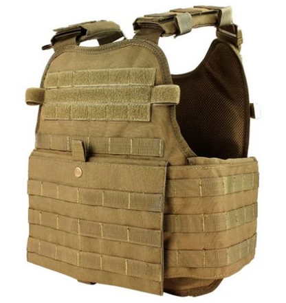 Armor Plate Steel Body Armor Set with Condor MOPC Gen II Carrier