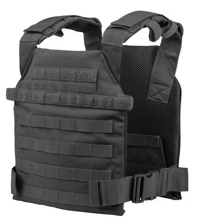 Armor Plate Steel Body Armor Set with Condor Sentry Carrier