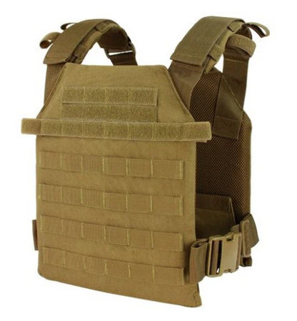 Armor Plate Steel Body Armor Set with Condor Sentry Carrier