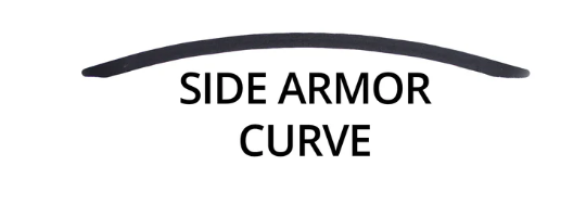 Armor Plate Steel Side Body Armor Set (5.5x8 curved)