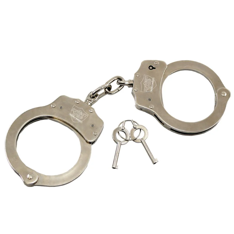 Nickel-plated Steel Handcuffs