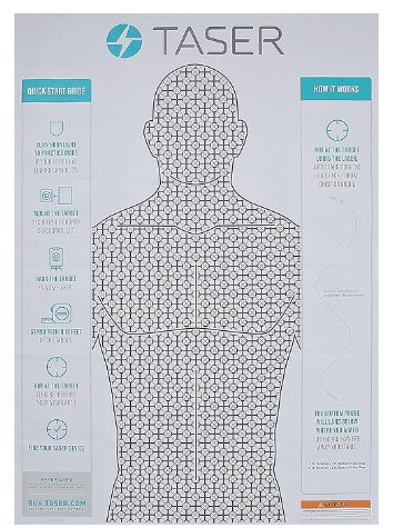 TASER Conductive Practice Target