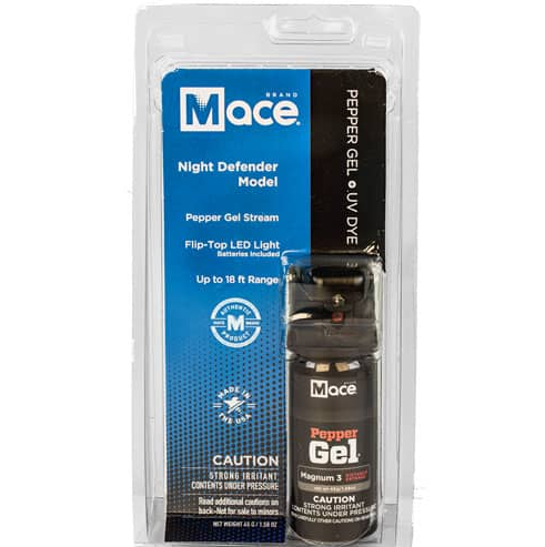 Mace® Pepper Gel Night Defender MK-III With Light