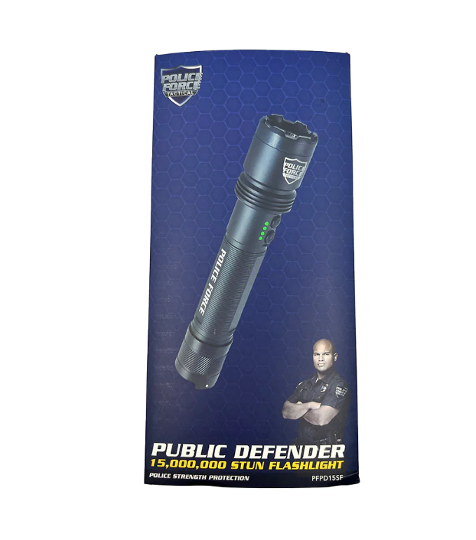 Police Force Public Defender 15,000,000 Stun Flashlight