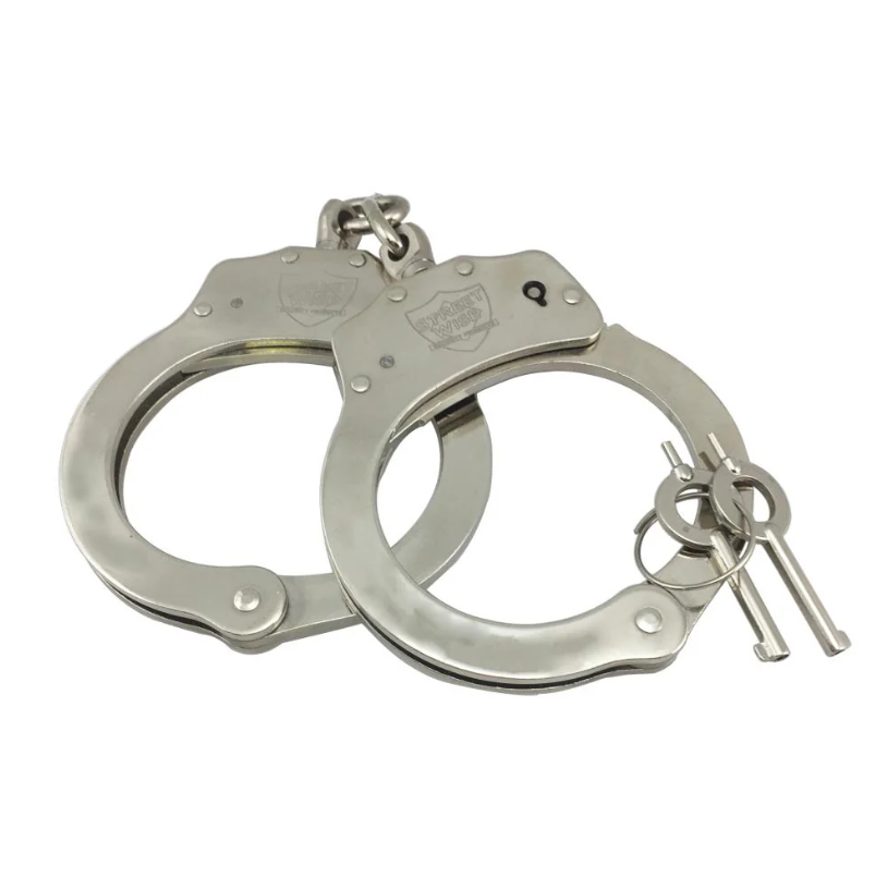 Nickel-plated Steel Handcuffs