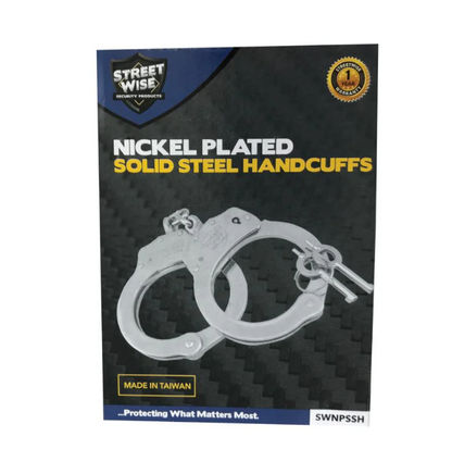 Nickel-plated Steel Handcuffs