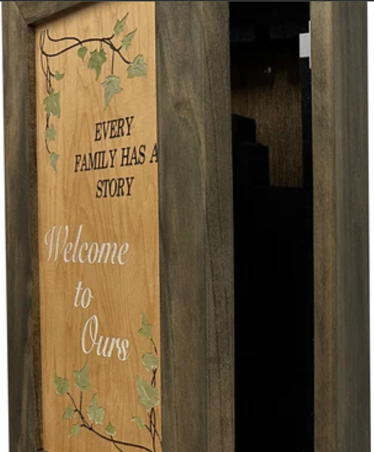 Wooden Gun Safe Wall Mountable Decoration Every Family Has a Story Welcome to Ours …