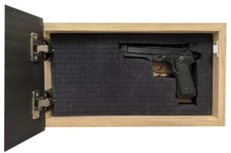 Our Family Tree Roots Wall Decoration Gun Safe - Securely Store Your Gun Safely in Plain Sight