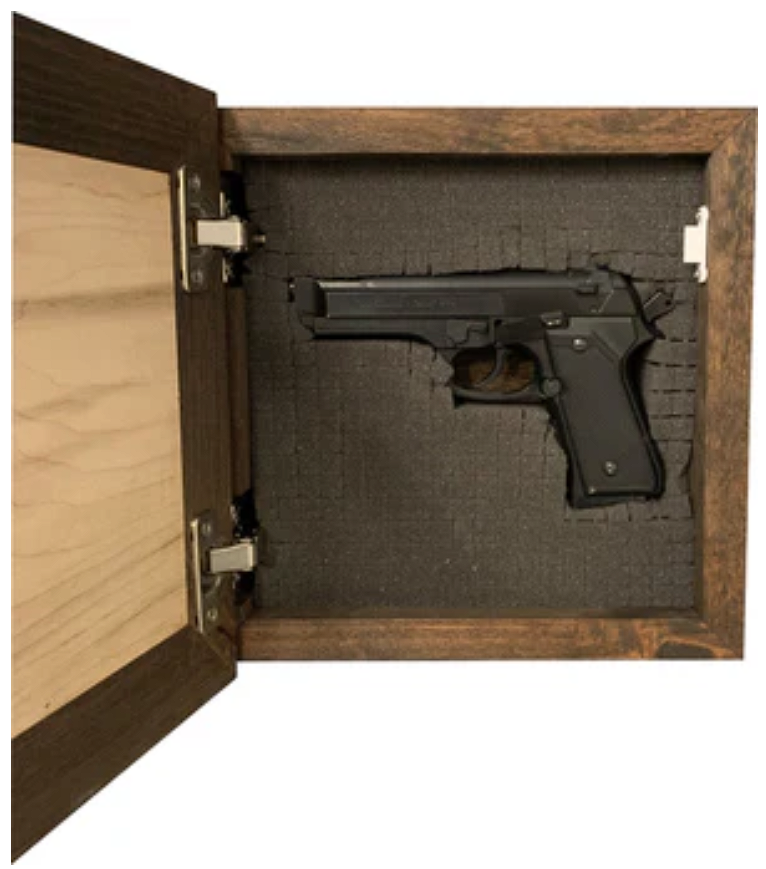 Second Amendment Hidden Gun Safe, 2nd Amendment DONT TREAD ON ME Concealment Shelf