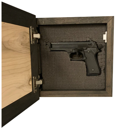 Second Amendment Hidden Gun Safe, 2nd Amendment Skull Concealment Shelf