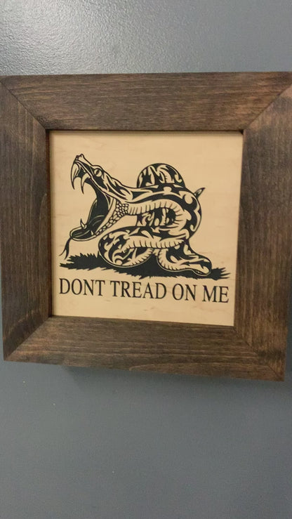 Second Amendment Hidden Gun Safe, 2nd Amendment DONT TREAD ON ME Concealment Shelf